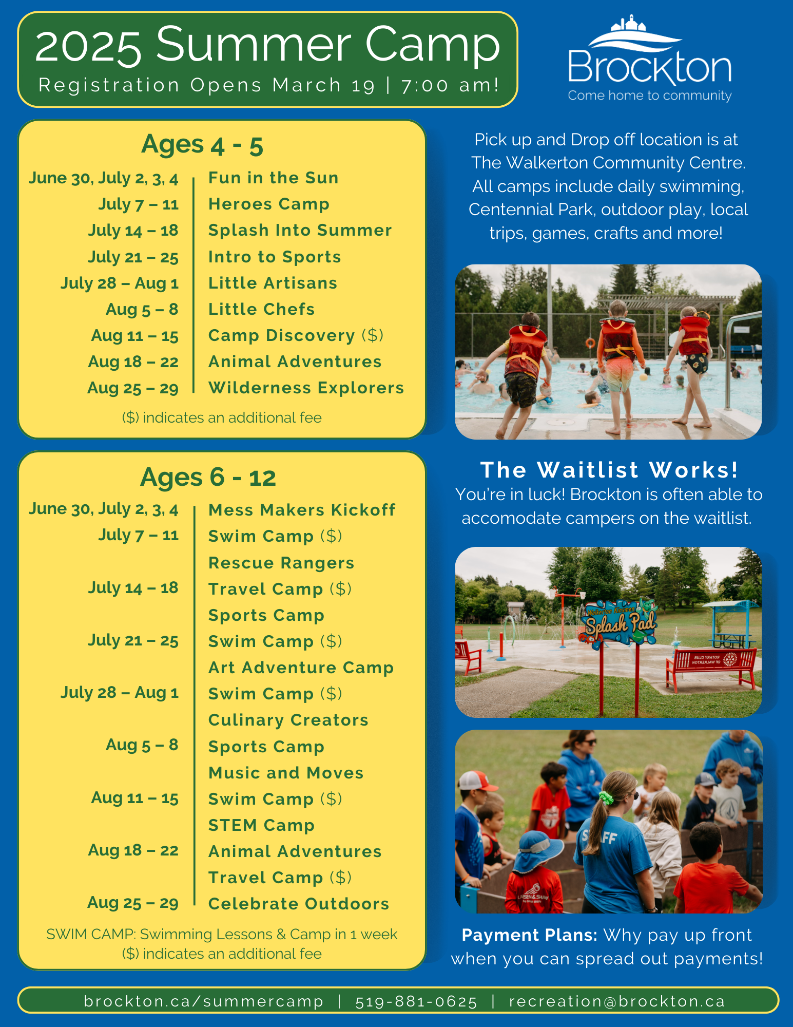 Summer Camp 2025 Flyer