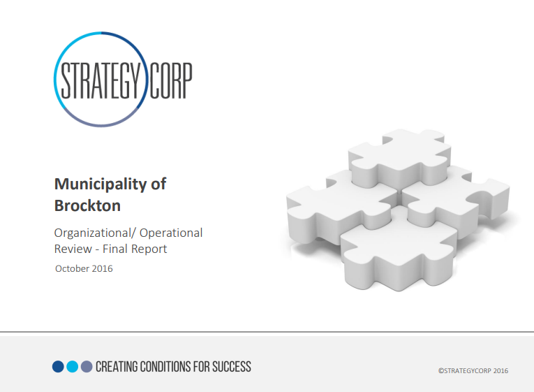 Organization Review cover page