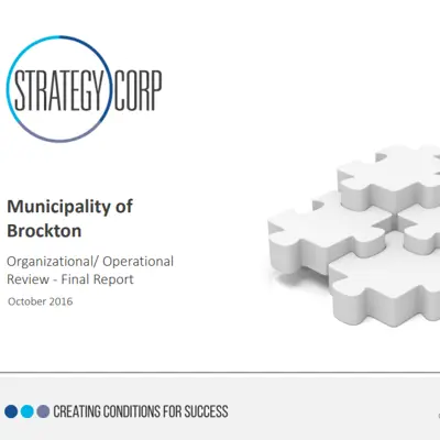 Organization Review cover page